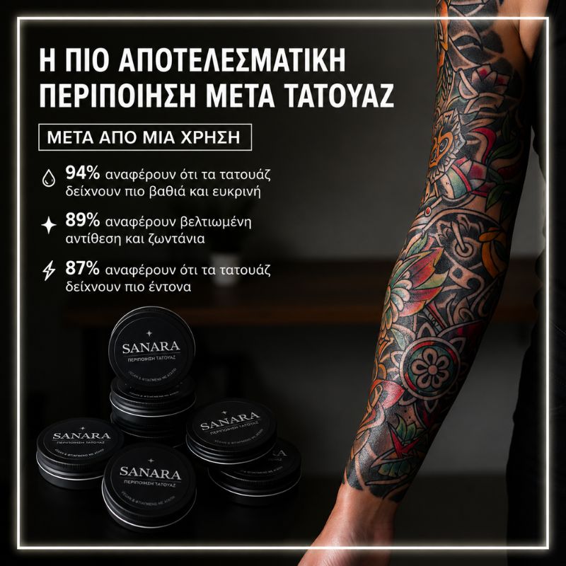 Bálsamo Sanara Intensidad y Luminosidad para Tatuajes (30 ml)