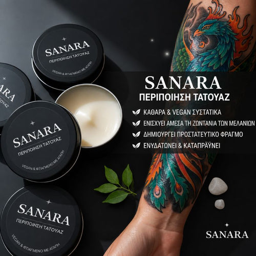 Bálsamo Sanara Intensidad y Luminosidad para Tatuajes (30 ml)