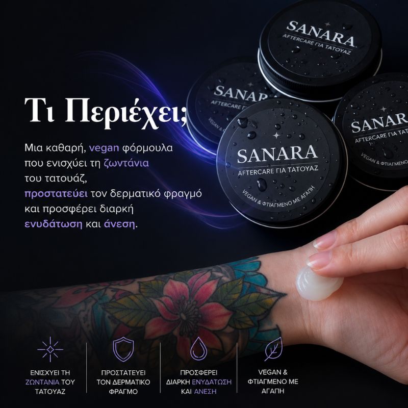 Bálsamo Sanara Intensidad y Luminosidad para Tatuajes (30 ml)