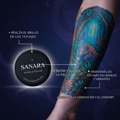 Bálsamo Sanara Vibrante para Tatuajes (30ml)