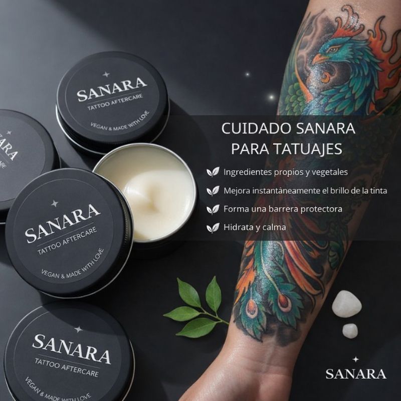 Bálsamo Sanara Vibrante para Tatuajes (30ml)